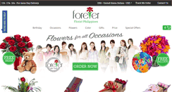 Desktop Screenshot of forever-florist-philippines.com